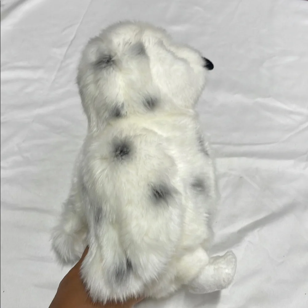 Aurora 9” 2022 White and Black Snowy‎ Owl Plush Toy